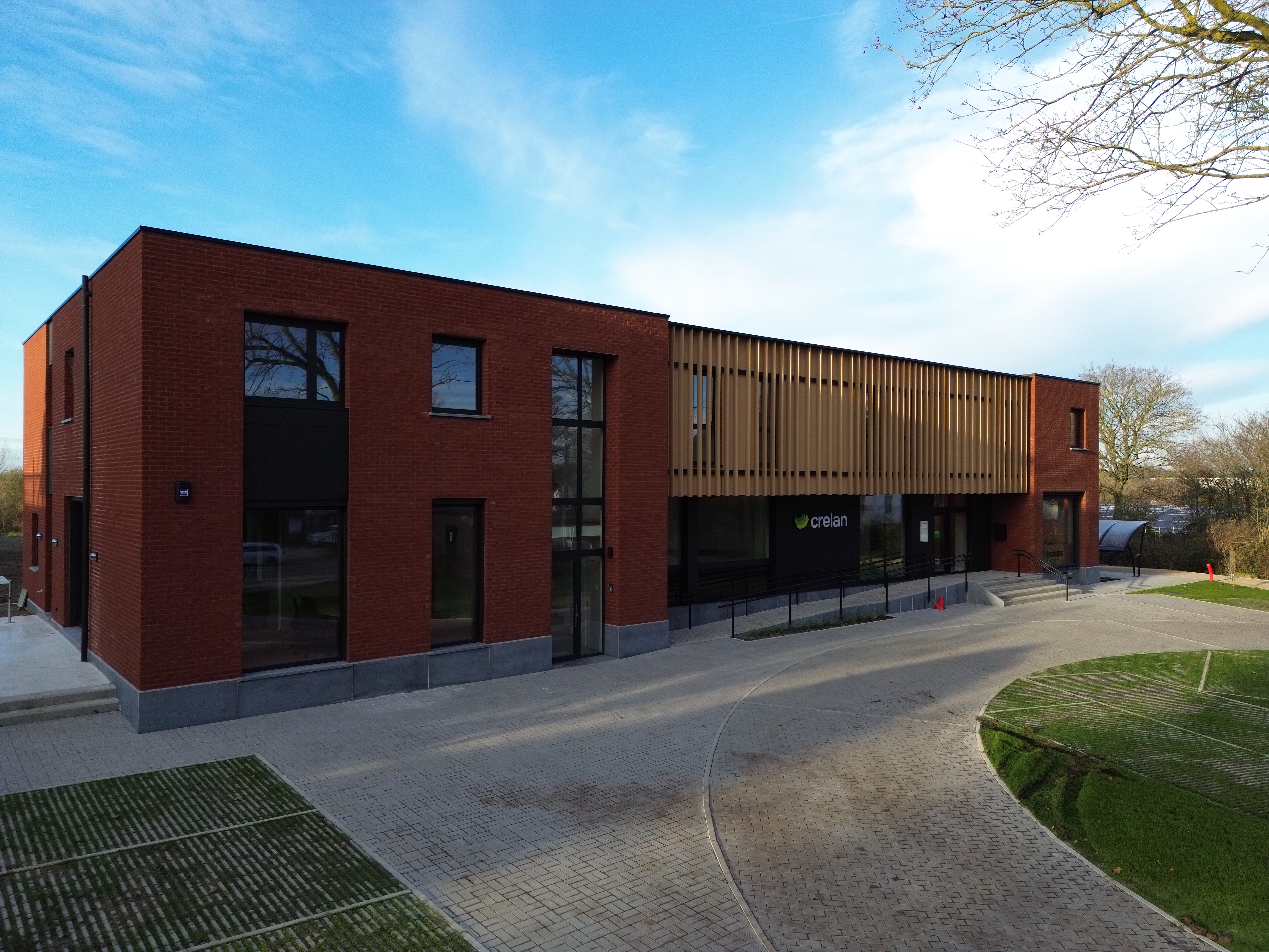 Nouvelle construction d&rsquo;une banque CRELAN